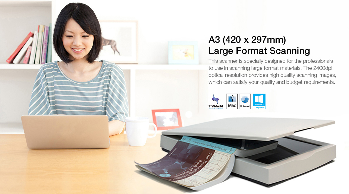 Mustek USA A3 2400S flatbed scanner